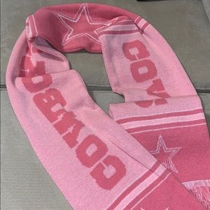 Pink cowboys scarf